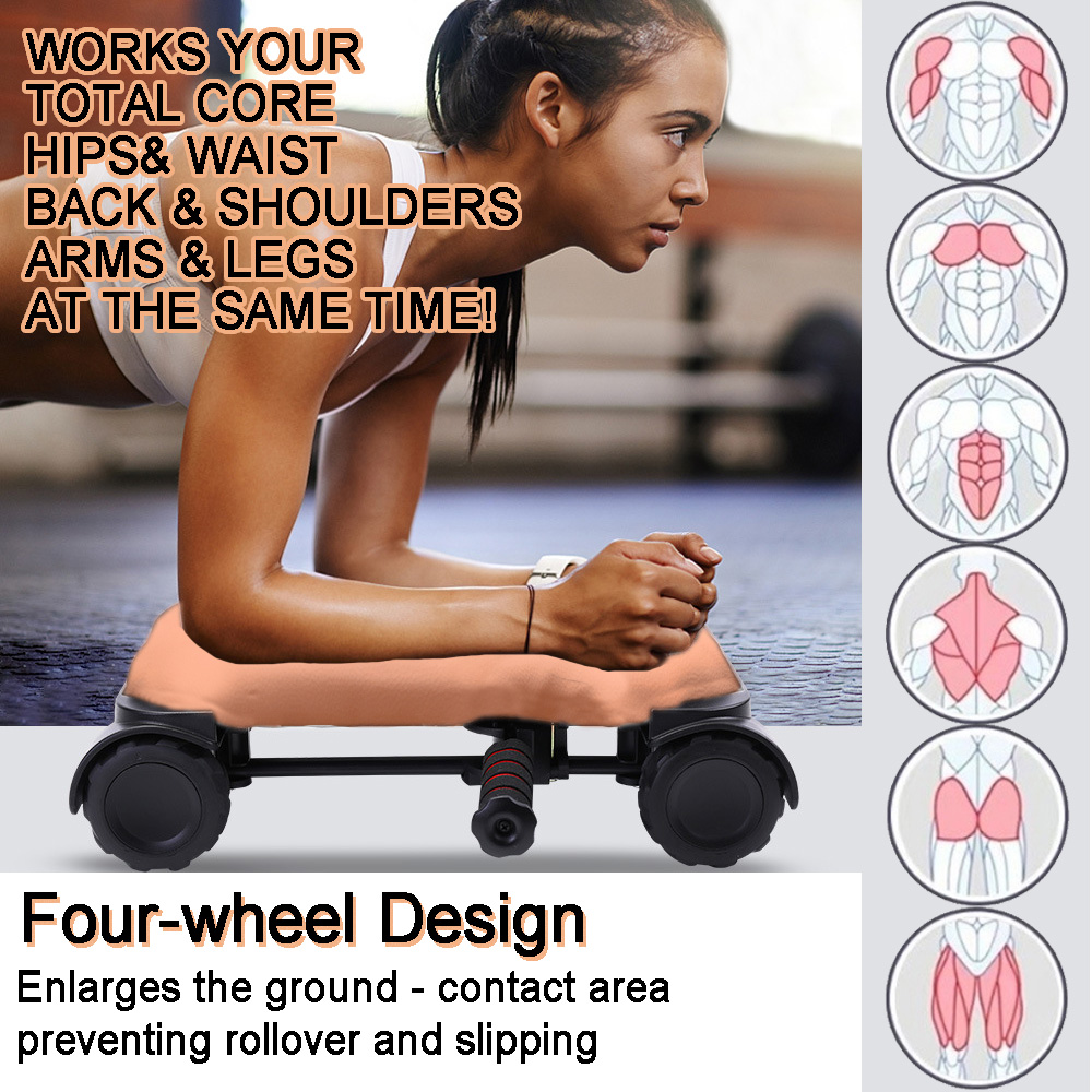 Ролик для пресса, автоматическ – обзор и цена Ab Roller Wheel With Elbow Support