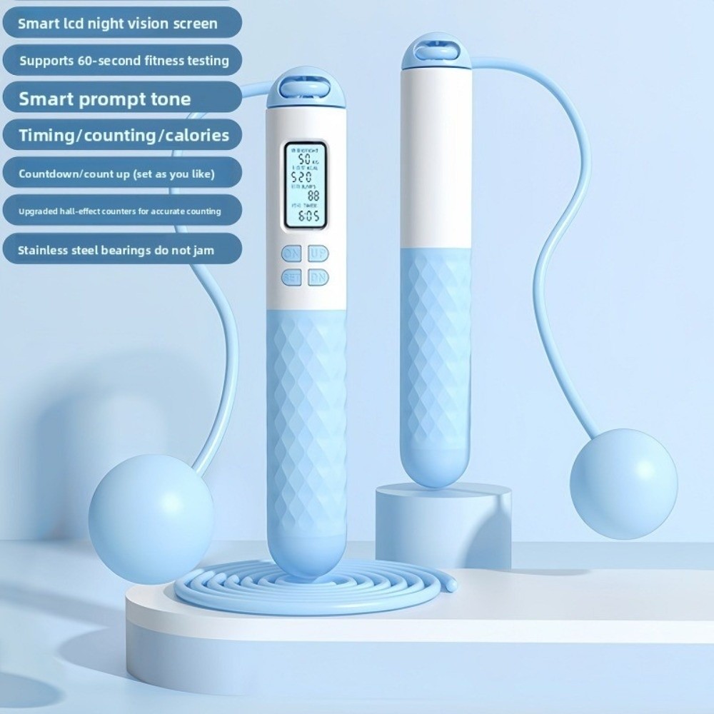 Портативная беспроводная скака – обзор и цена Smart Jump Rope Digital Counter