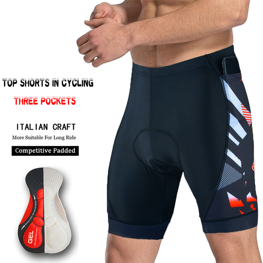 Велосипедные шорты с тремя кар – обзор и цена Padded Cycling Shorts 5D Gel